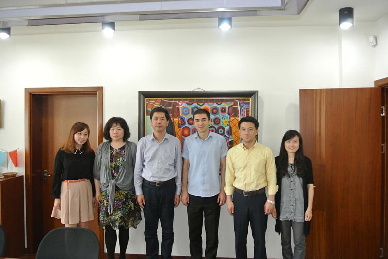 塔什干东方学学院外事处主任会见上合组织研究院-尊龙凯时